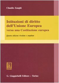 Istituzioni di diritto dell'Unione Europea. Verso una Costituzione europea book