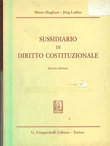 Sussidiario di diritto costituzionale book