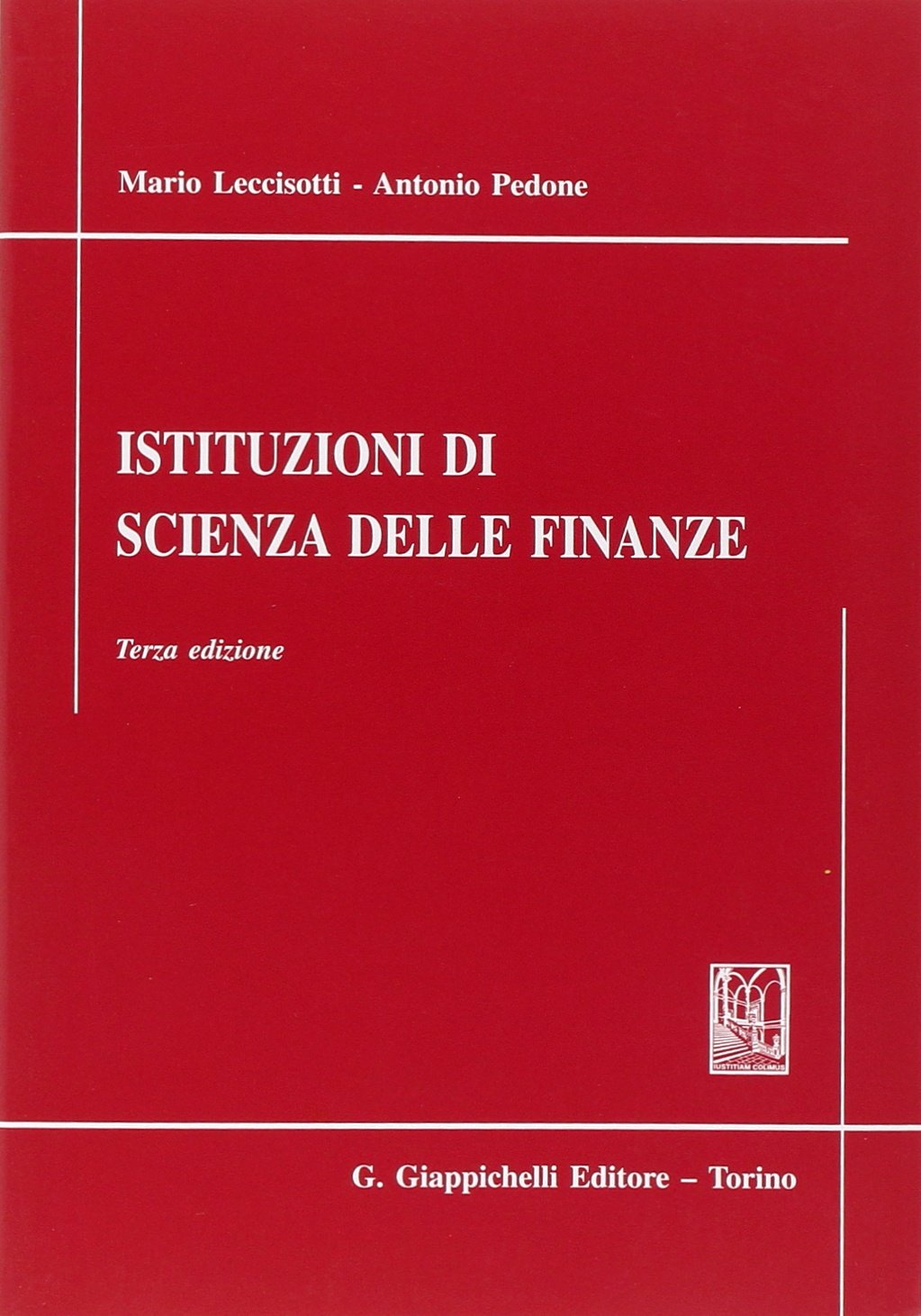 Istituzioni di scienza delle finanze book