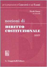 Nozioni di diritto costituzionale 2007 book