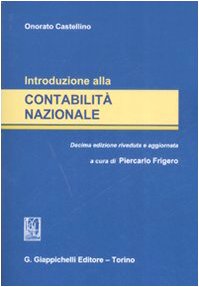 Introduzione alla contabilità nazionale book