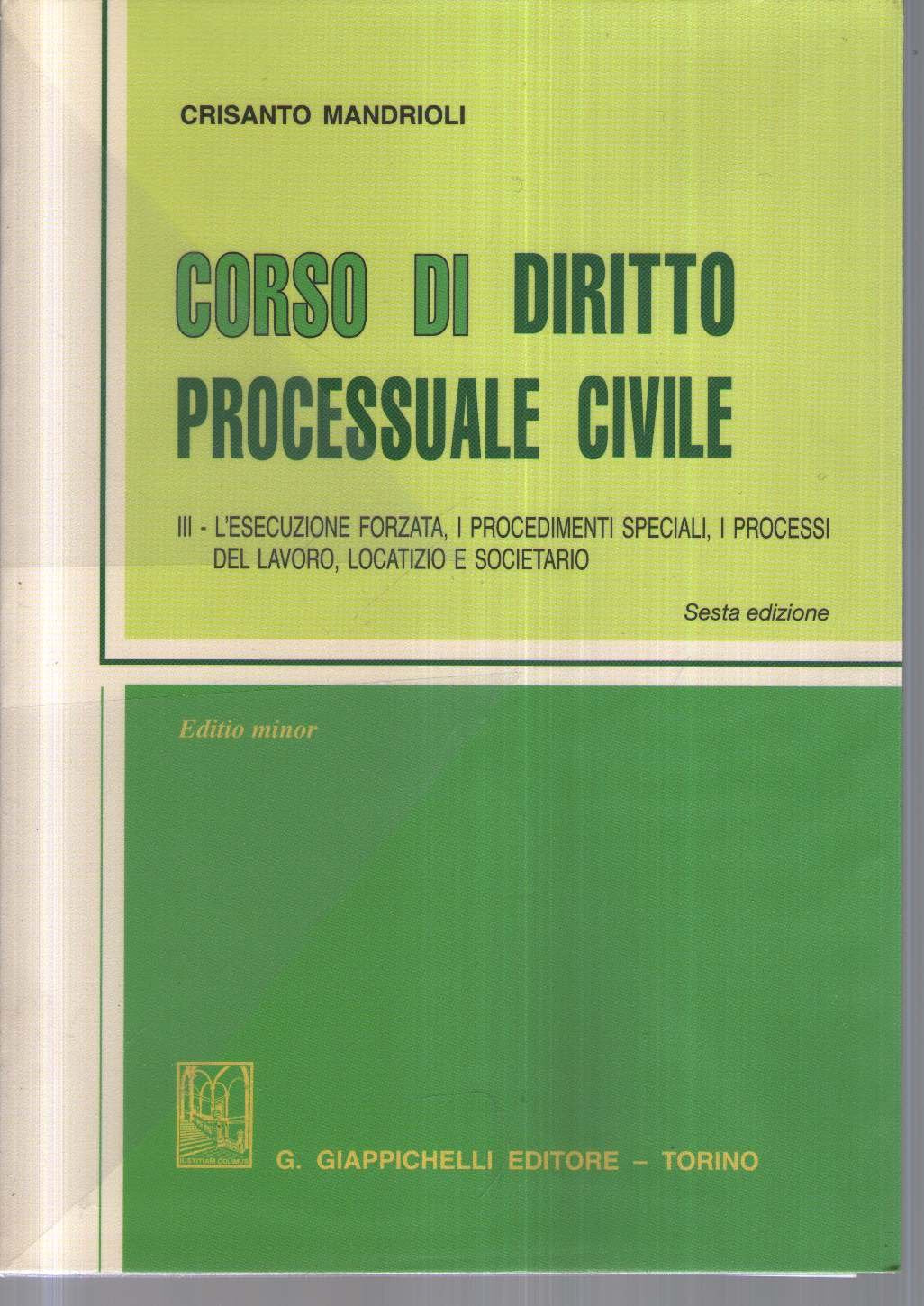 Corso di diritto processuale civile. Ediz. minore. Il processo di cognizione (Vol. 2) Law