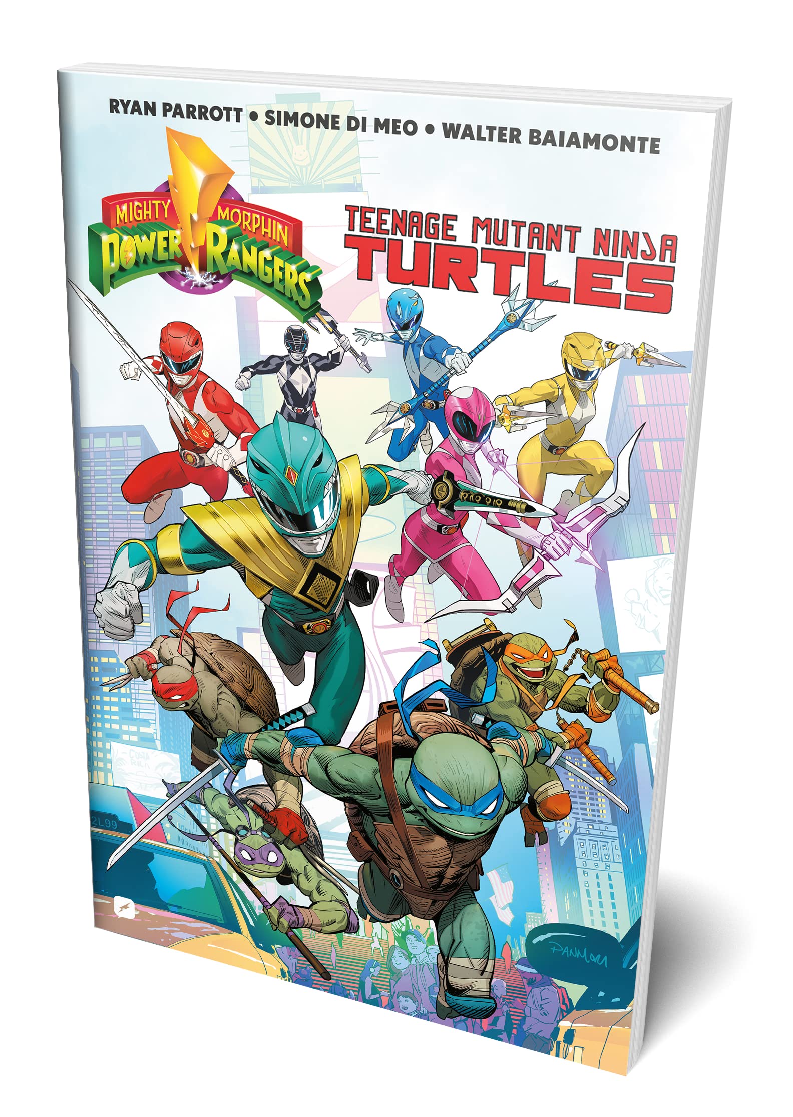 Mighty morphin Power Rangers/Teenage mutant ninja turtles book