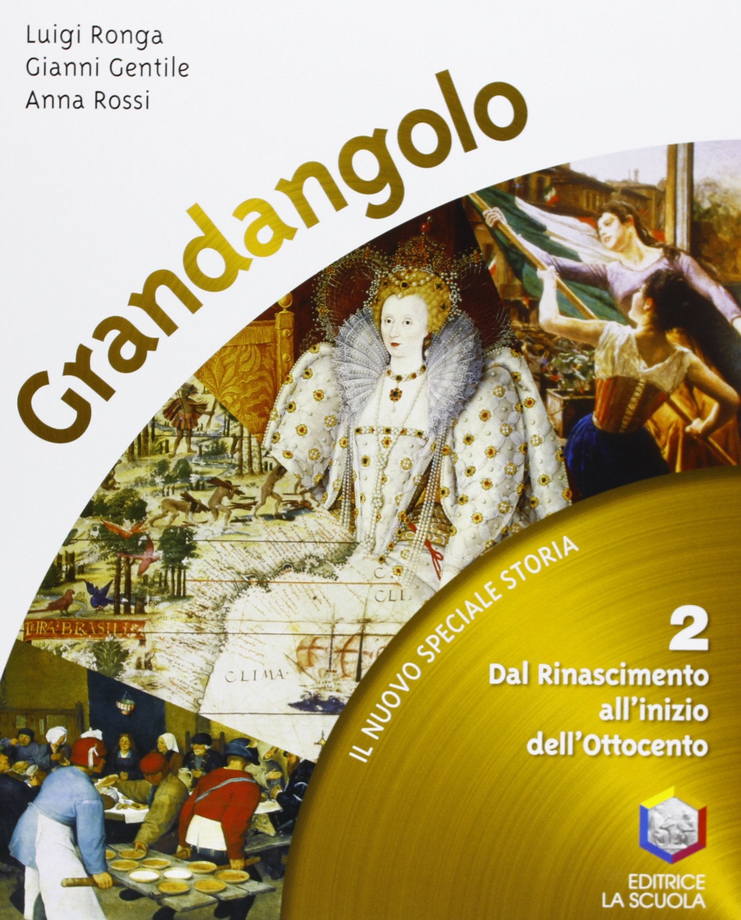 Grandangolo. Con Quaderno abilità. Per la Scuola media. Con espansione online. Dal Rinascimento all'inizio dell'Ottocento (Vol. 2) Professional & Reference Books
