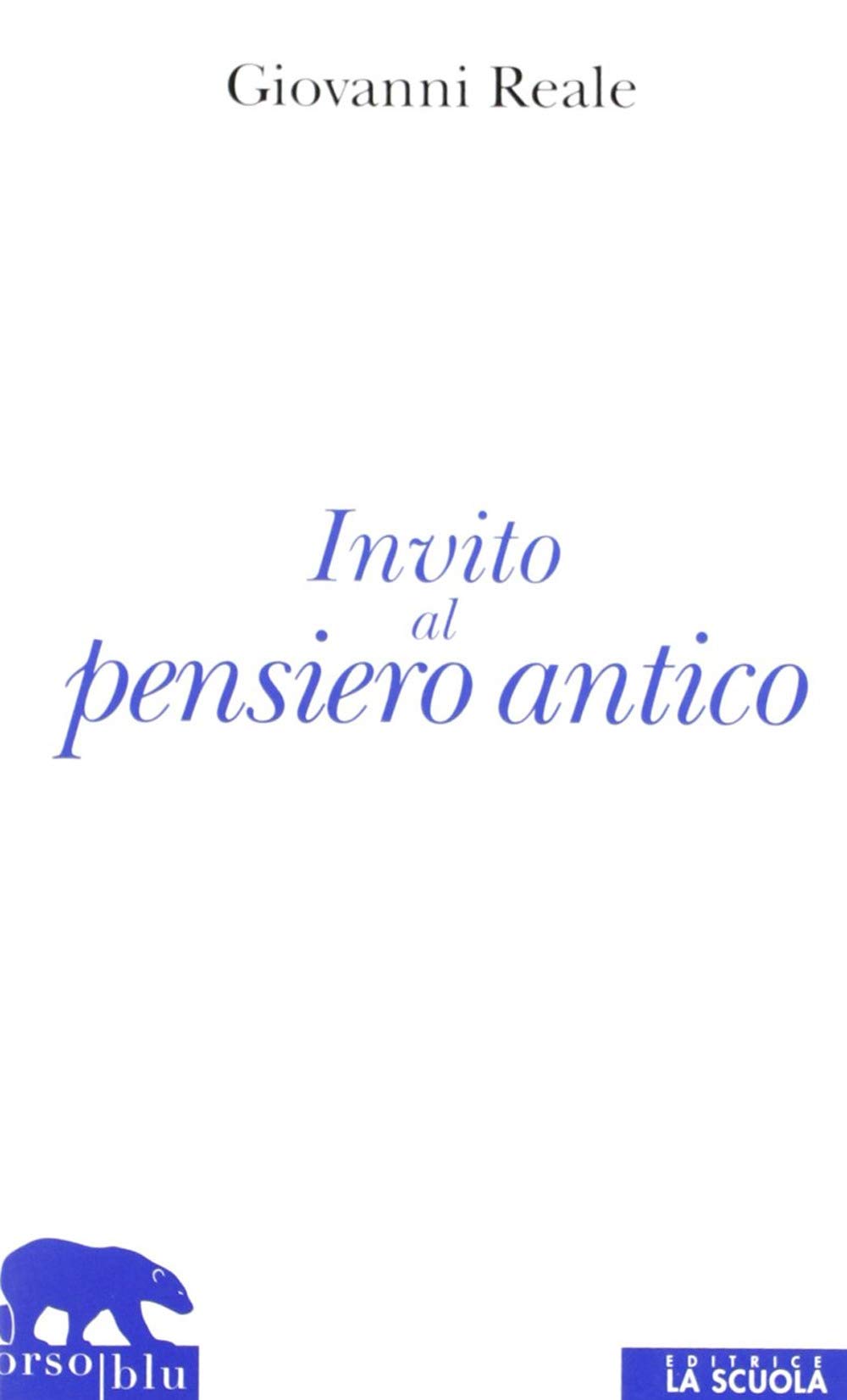 Invito al pensiero antico book
