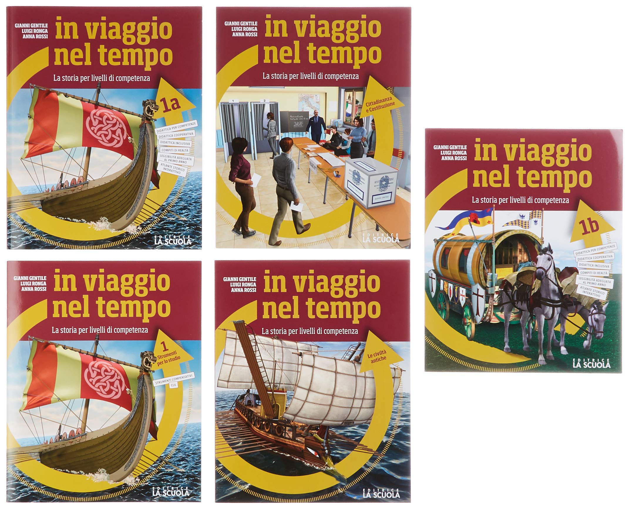 In viaggio nel tempo. La storia per livelli di competenza. Con Strumenti per lo studio, Cittadinanza e Costituzione e Le civiltà antiche. Per la ... Con ebook. Con espansione online (Vol. 1/A-B) Professional & Reference Books
