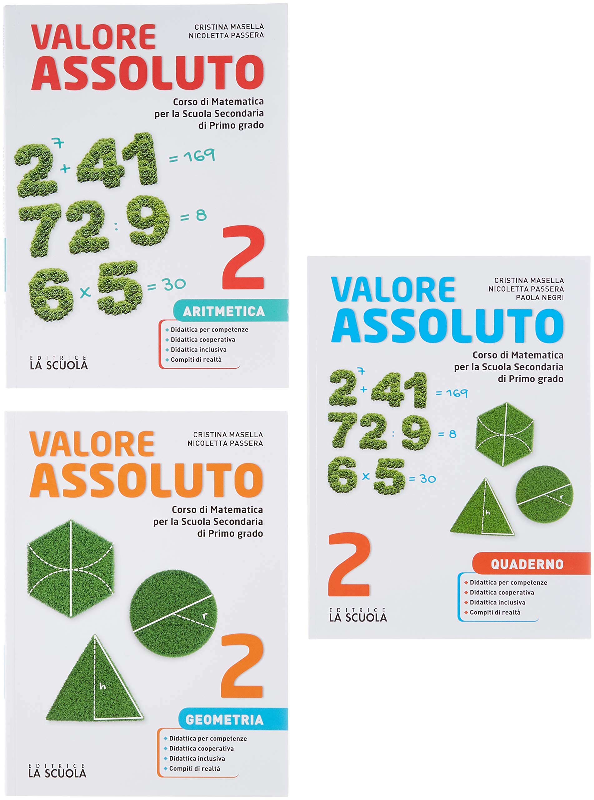 Valore assoluto. Aritmetica. Con Geometria e Quaderno. Per la Scuola media. Con ebook. Con espansione online (Vol. 2) Study Guides