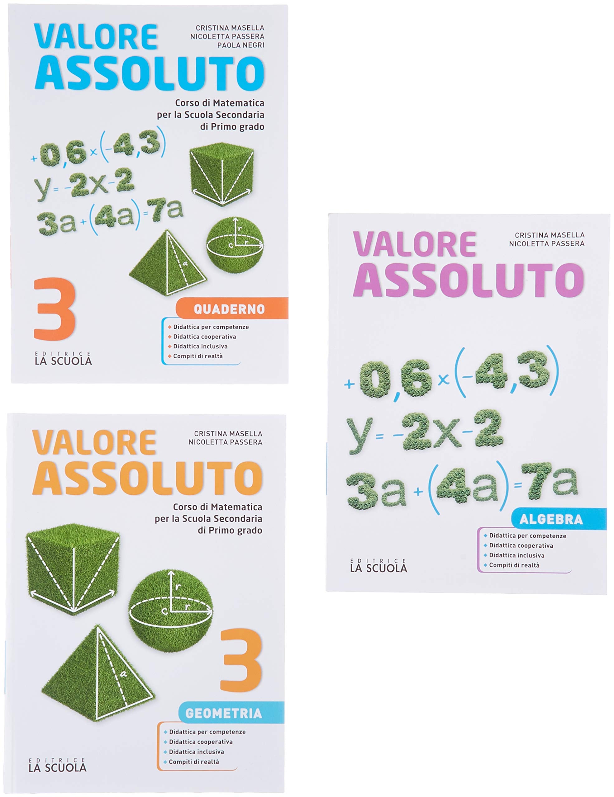 Valore assoluto. Algebra. Con Geometria e Quaderno. Per la Scuola media. Con ebook. Con espansione online (Vol. 3) Study Guides