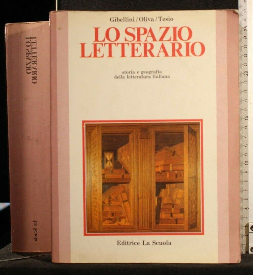 Lo spazio letterario book