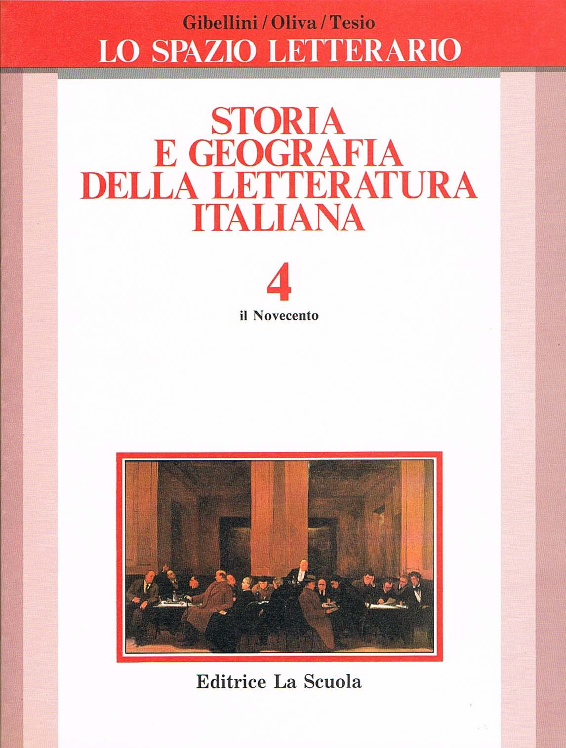 Lo spazio letterario. Manuale di storia e geografia della letteratura italiana (Vol. 4) (Manuali e antologie) Professional & Reference Books