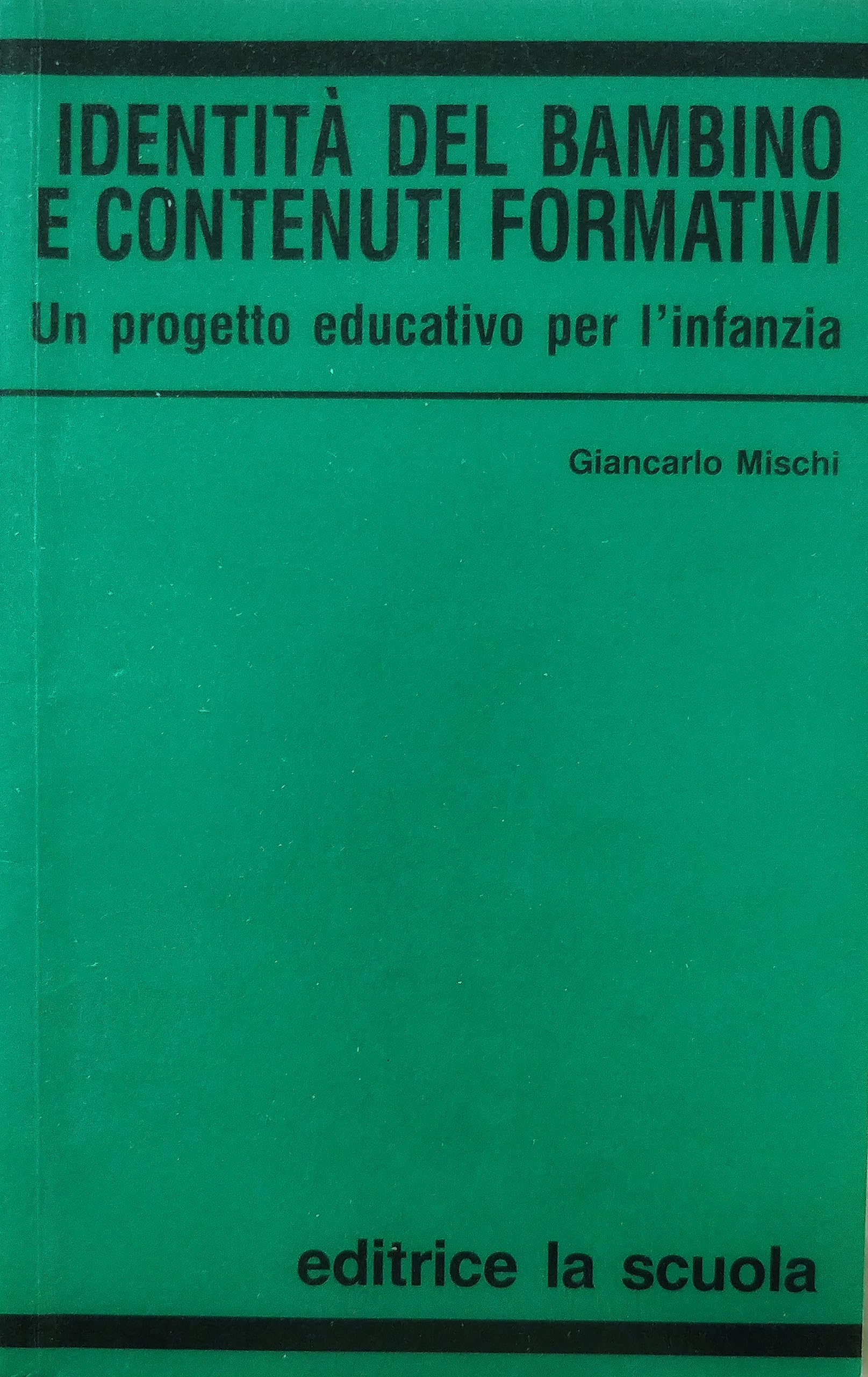 Identità del bambino e contenuti formativi. Un progetto educativo per l'infanzia book