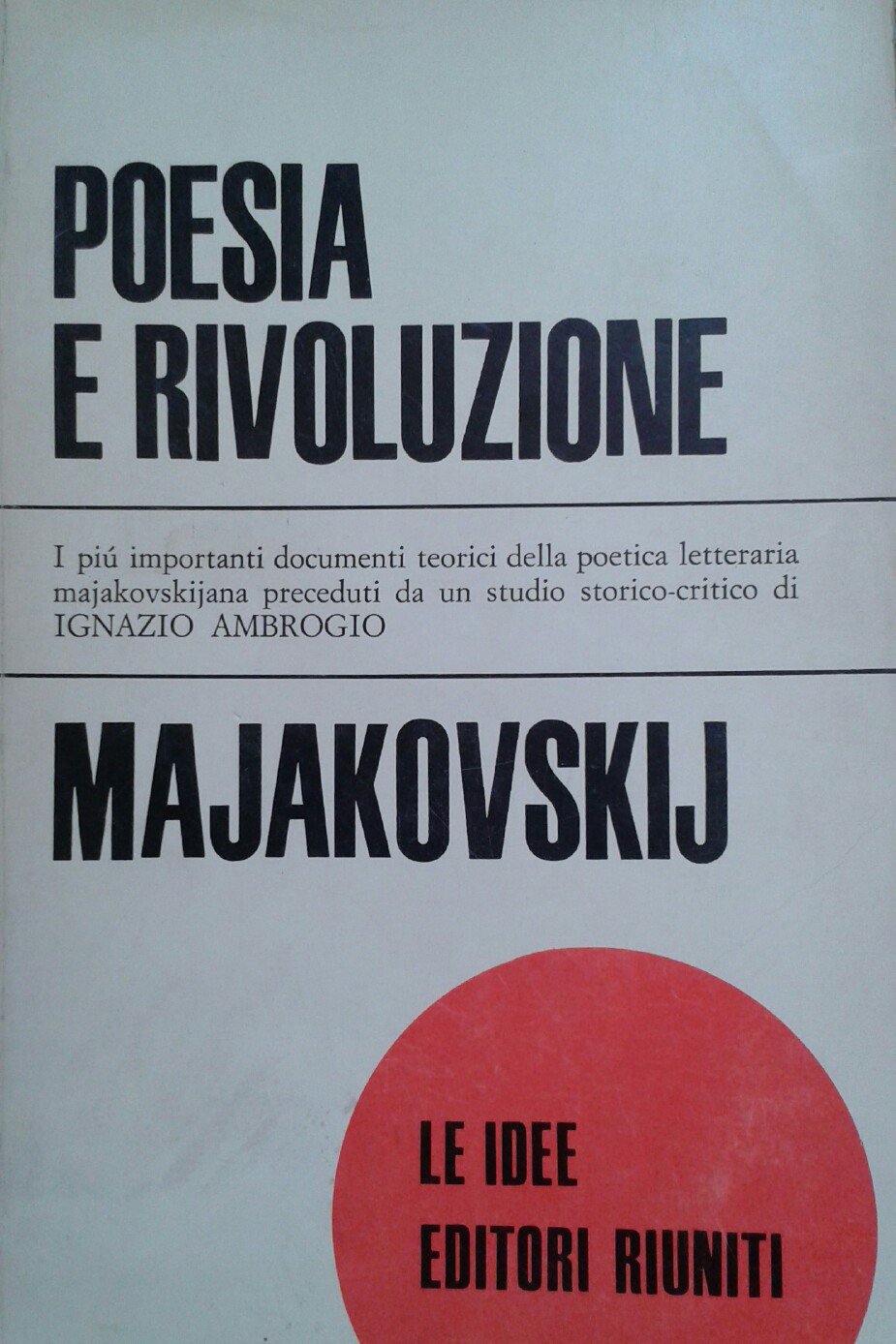 Poesia e rivoluzione book