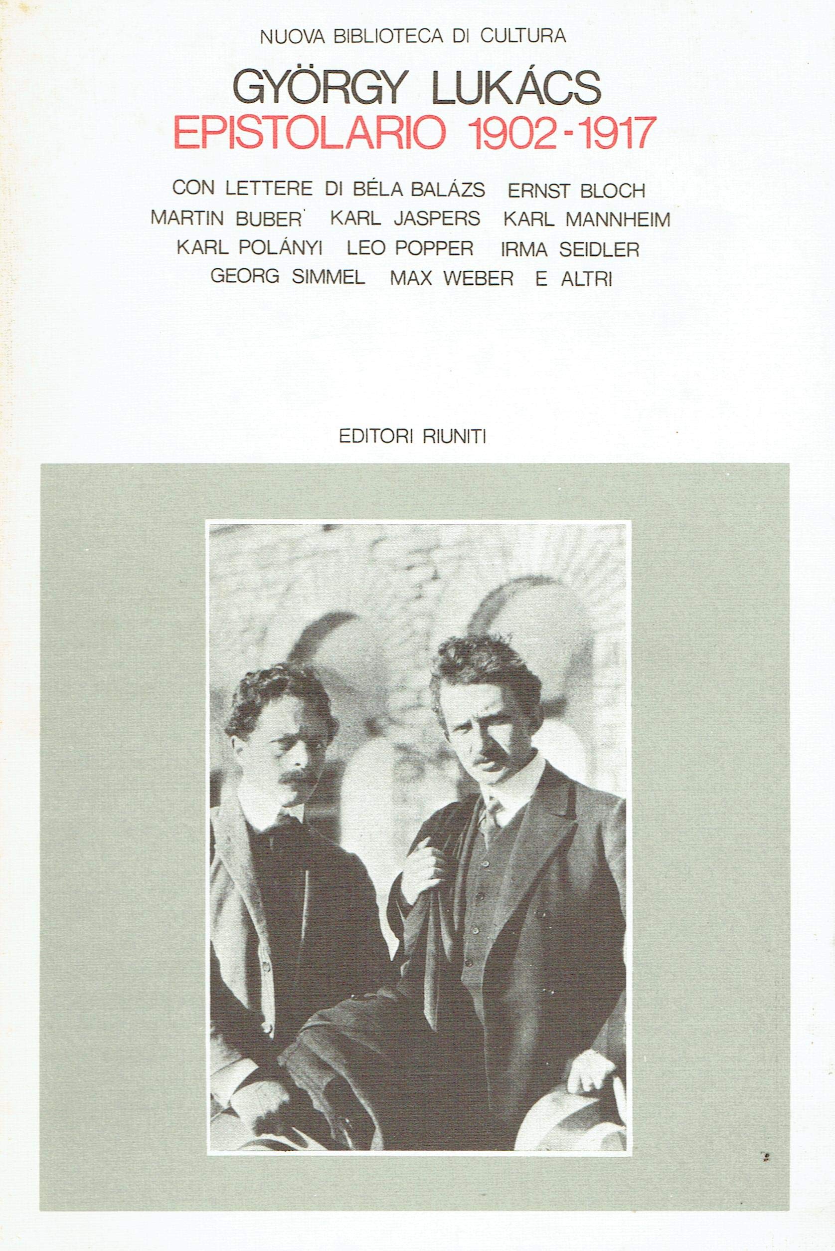Epistolario (1902-1917) (Nuova biblioteca di cultura) Philosophy