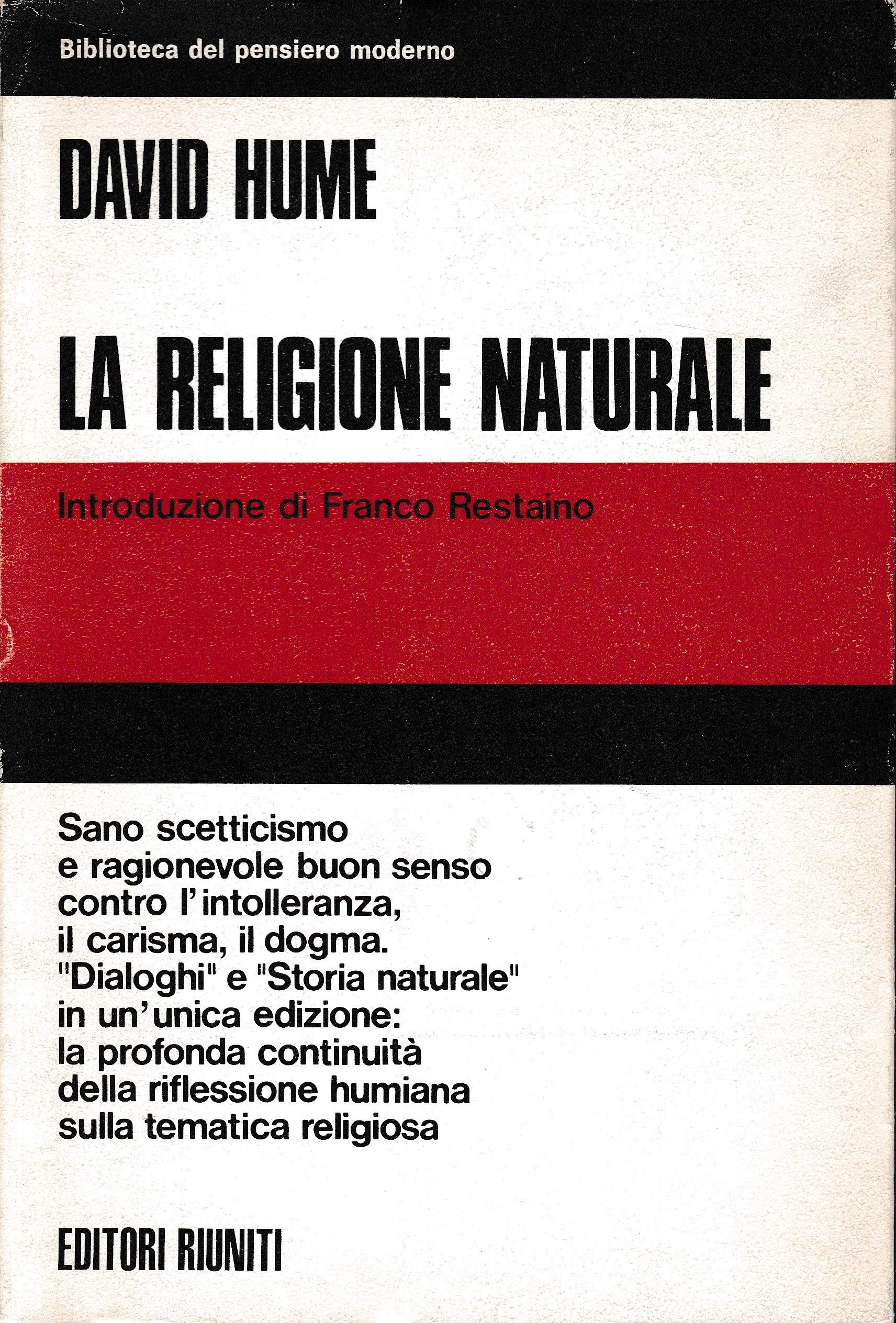 La religione naturale (Biblioteca del pensiero moderno) Philosophy
