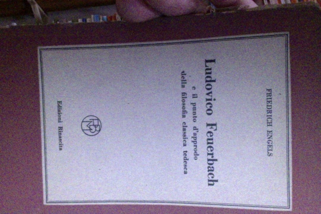 Feuerbach e il punto di approdo della filosofia classica tedesca (Universale) Philosophy
