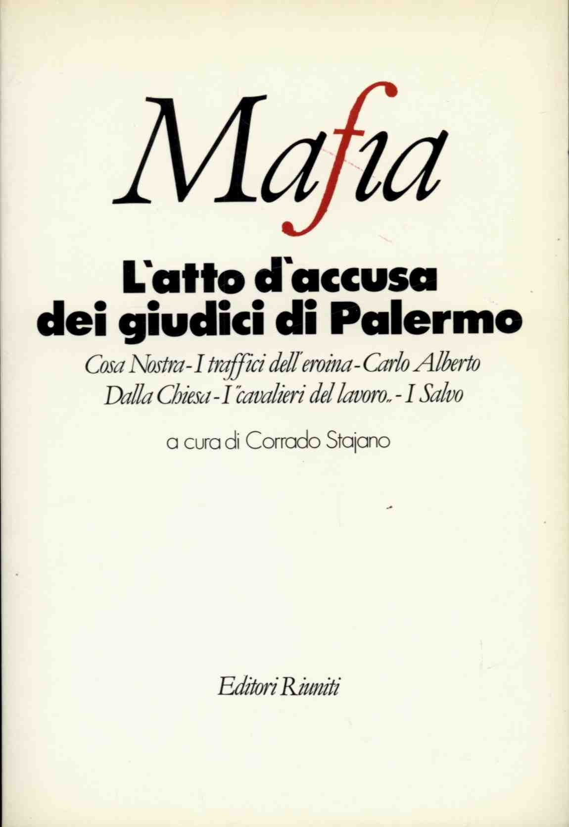 Mafia. L'atto d'accusa dei giudici di Palermo book