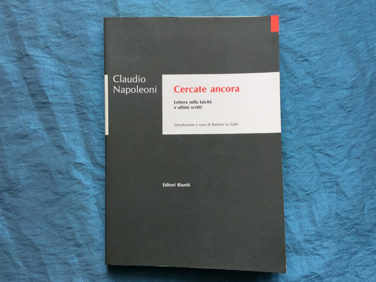 Cercare ancora. Lettera sulla laicita e ultimi scritti book