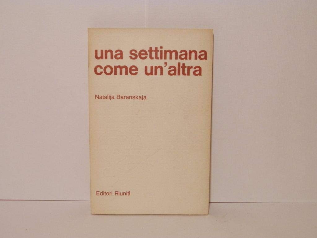 Una settimana come un'altra book