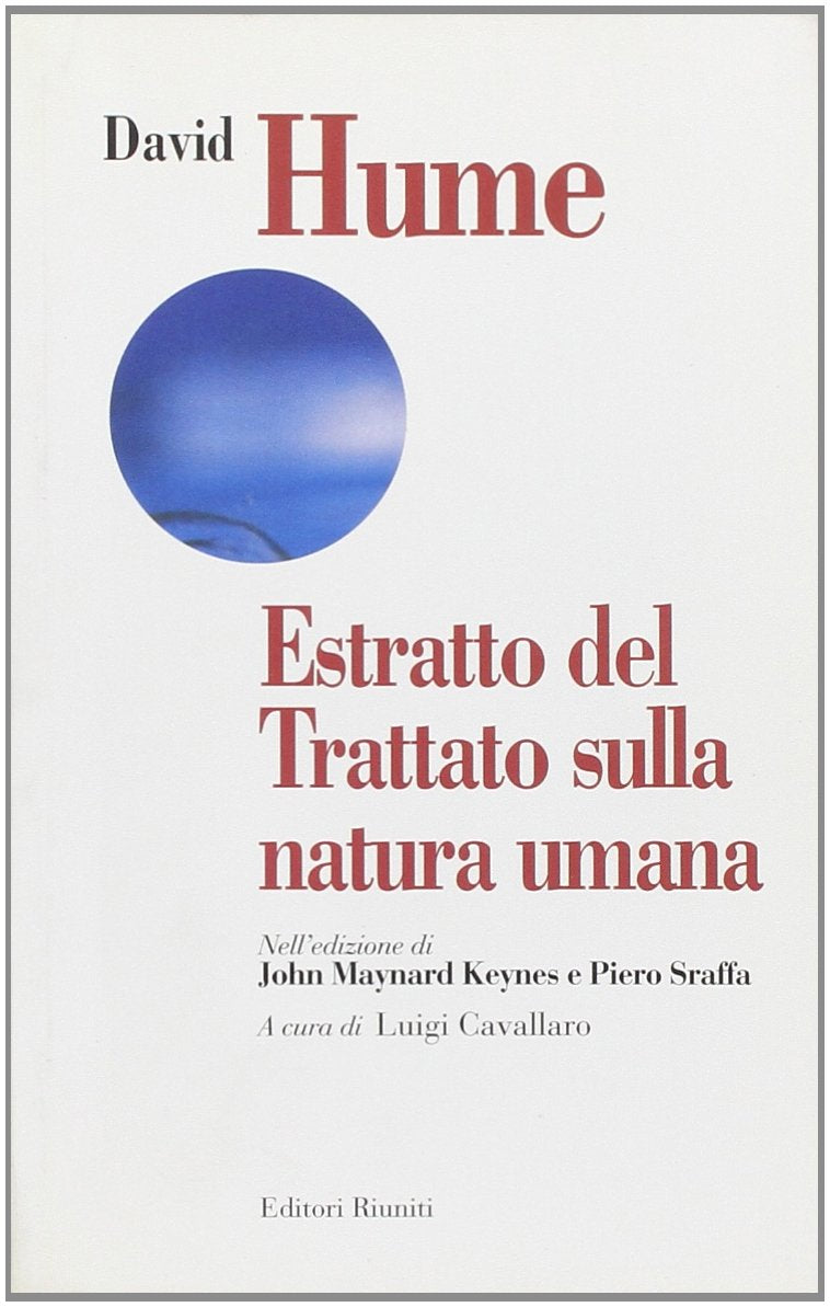 Estratto del trattato sulla natura umana book