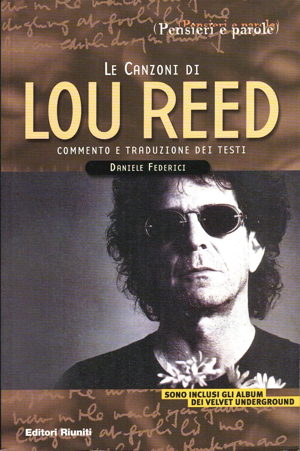 Le canzoni di Lou Reed book
