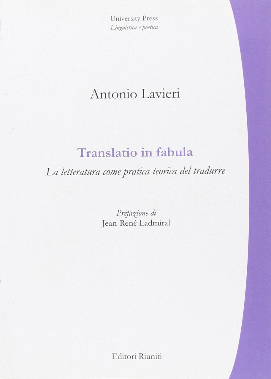 Translatio in fabula. La letteratura come pratica teorica del tradurre Non-fiction books