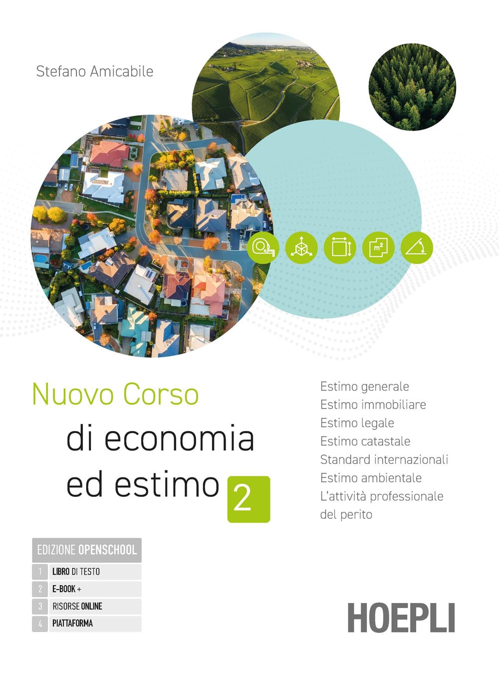 Nuovo corso di economia. Con Prontuario. Per gli Ist. tecnici e professionali. Con e-book. Con espansione online. Estimo generale, estimo immobiliare, ... l'attività profesionale del perito (Vol. 2) Professional & Reference Books