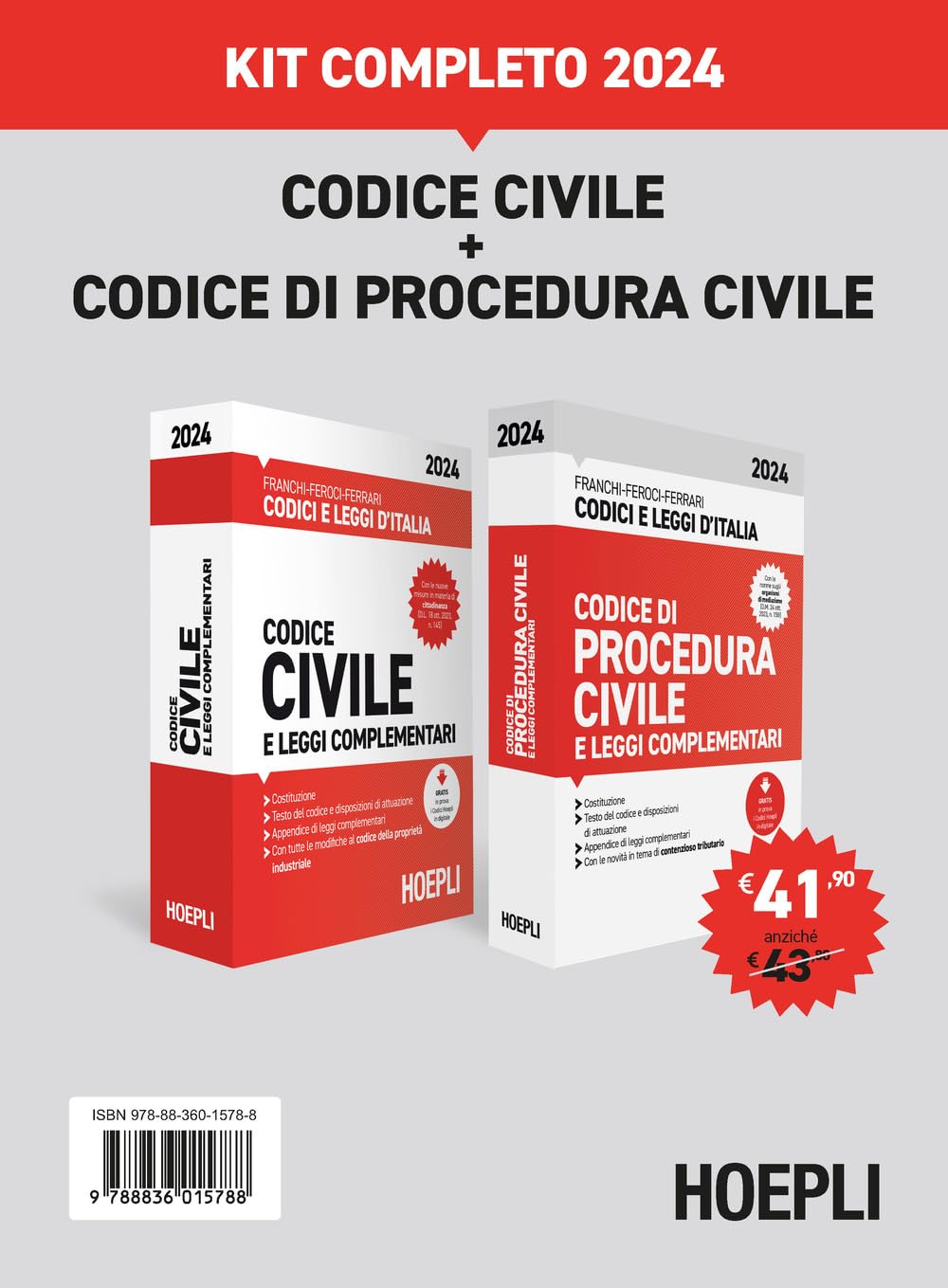 Codice civile-Codice di procedura civile. Kit completo 2024. Con espansione online book