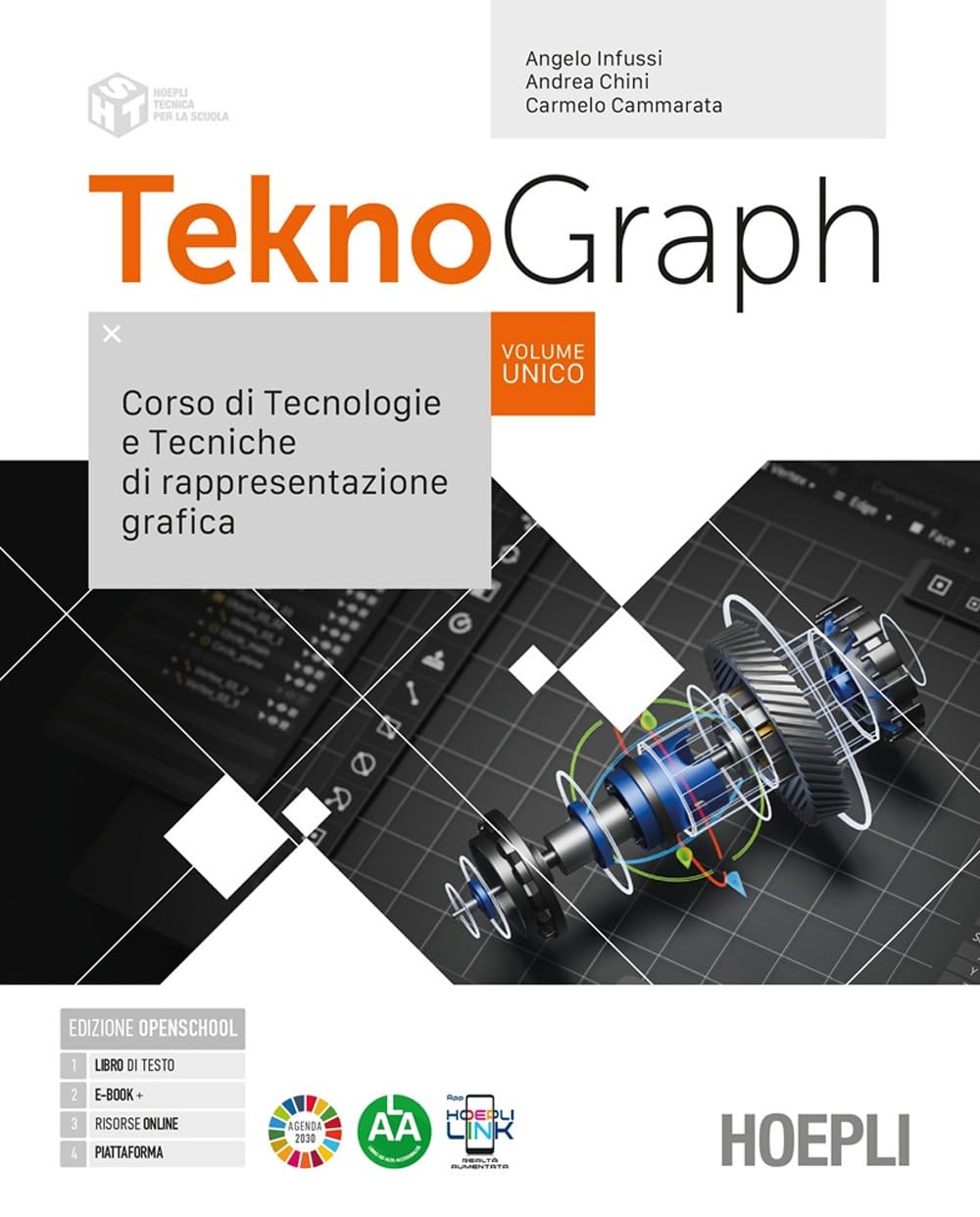 Teknograph. Corso di tecnologie e tecniche di rappresentazione grafica. Con Tecnologie, Schede di disegno, Autocad. Per gli Ist. tecnici e professionali. Con e-book. Con espansione online Professional & Reference Books