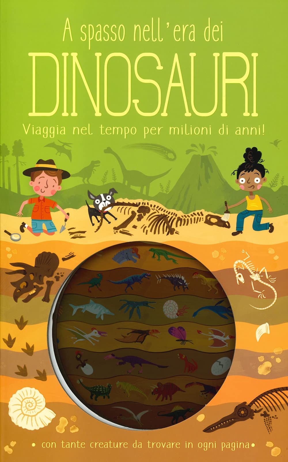 A spasso nell'era dei dinosauri. Ediz. a colori book