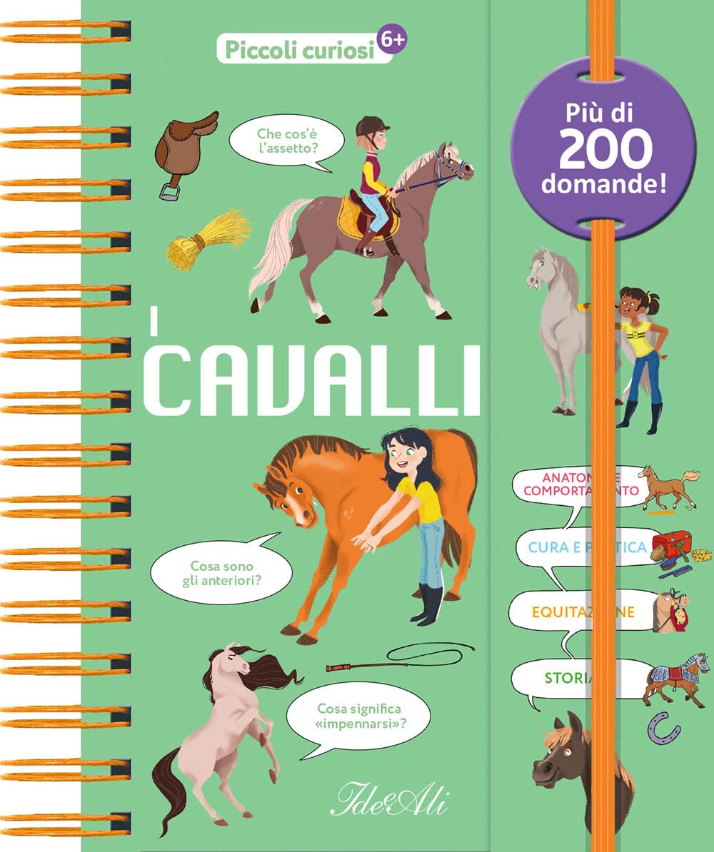 I cavalli. Piccoli curiosi. Ediz. a colori book