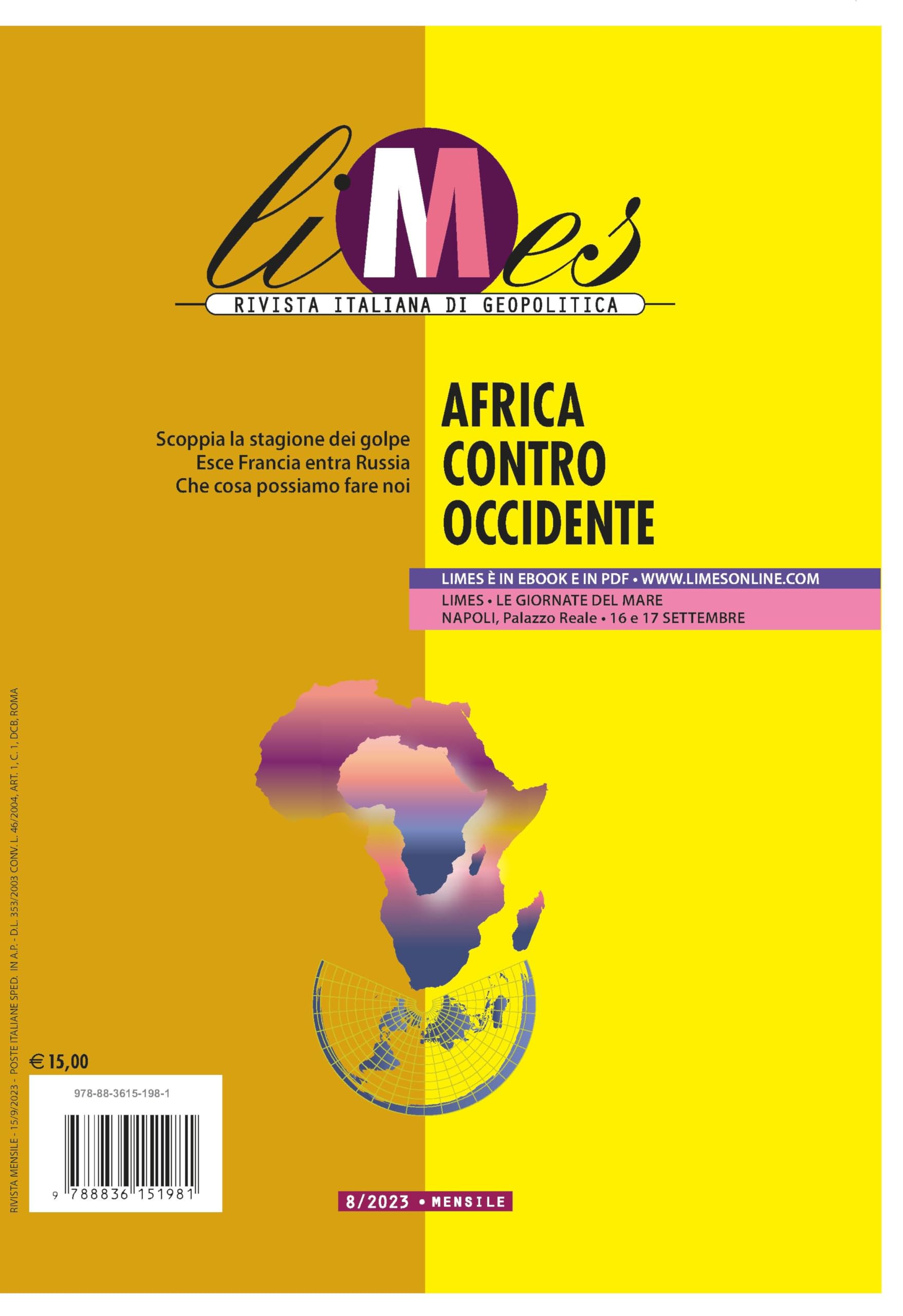 Limes. Rivista italiana di geopolitica. Africa contro Occidente (2023) (Vol. 8) book
