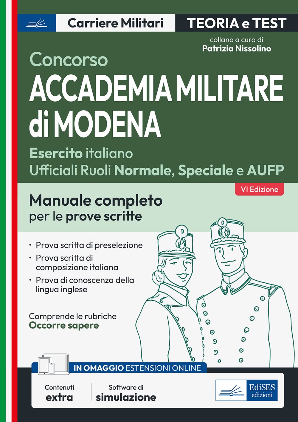 Concorso Accademia Militare di Modena: Teoria e test per le prove scritte book