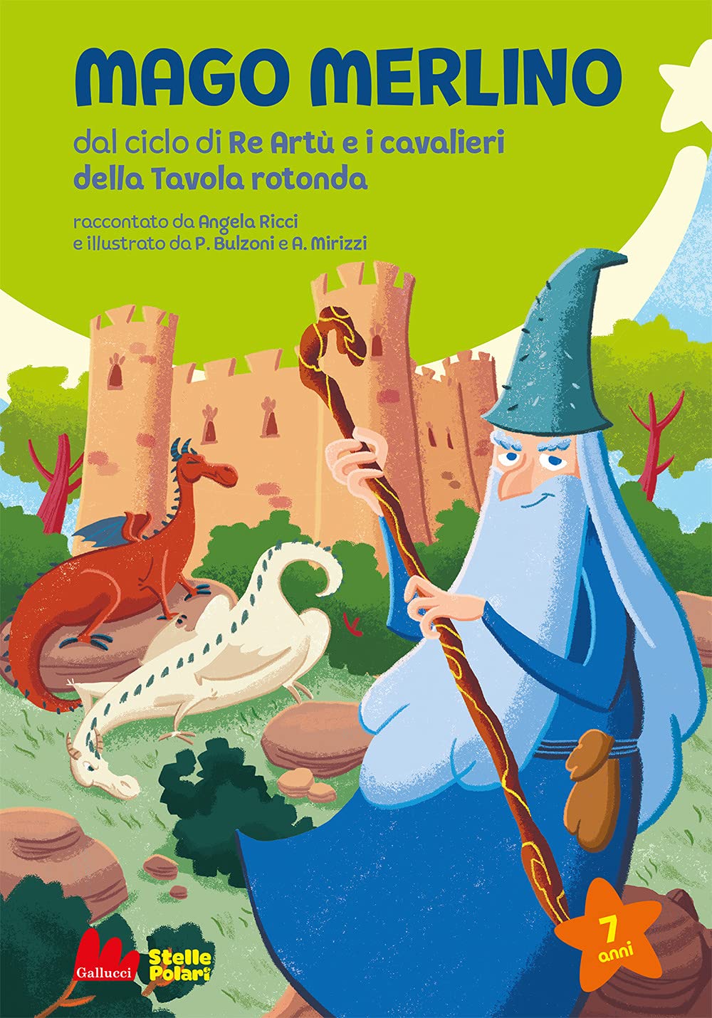 Mago Merlino da ciclo di Re Artù e i cavalieri della Tavola rotonda book