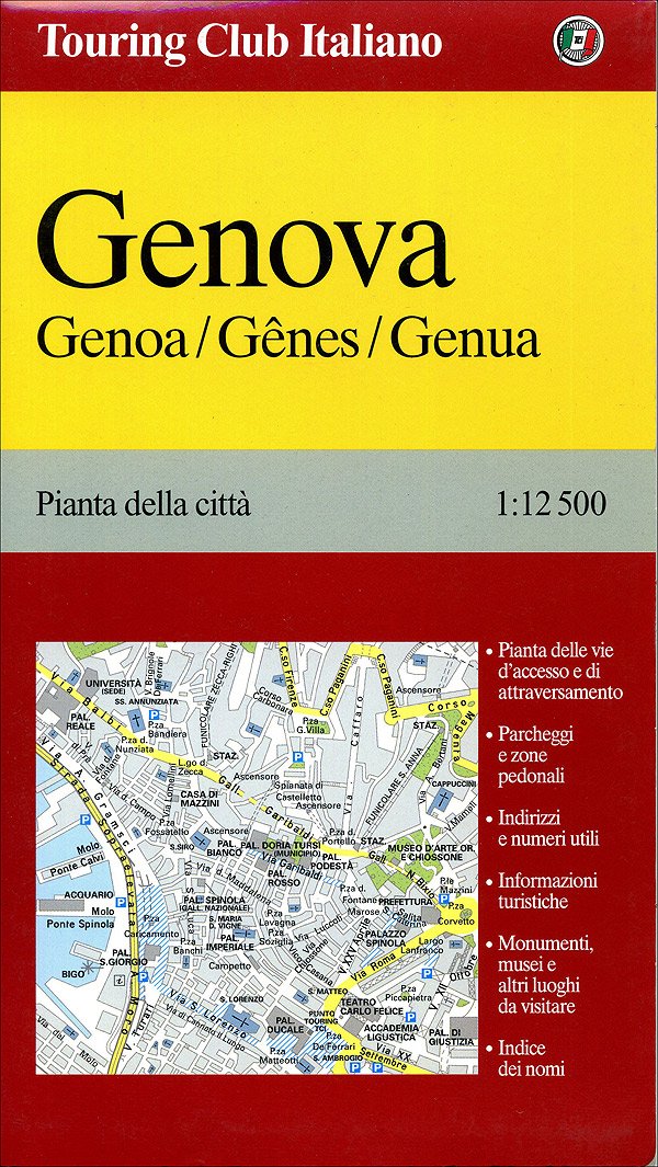 Stadtplan. Genova /Genoa /Genua: 1:12500 (City Map) Leisure, Home & Garden