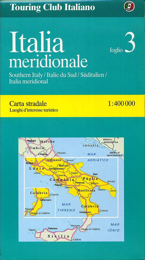 Italia meridionale /Southern Italy /Süditalien: 1:400000 (Regional Maps) Maps & Plans