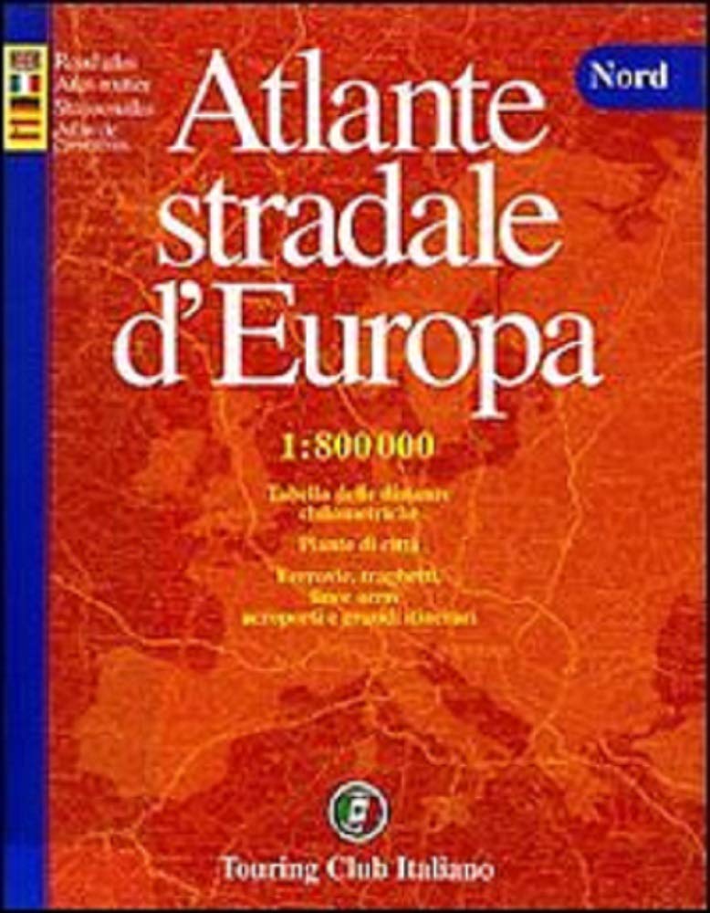 Atlante stradale d'Europa. Nord 1:800.000 book