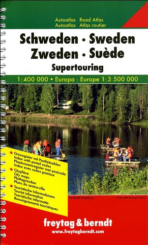 Svezia Supertouring 1:400.000 - Europa 1:3.500.000. Atlante stradale Leisure, Home & Garden
