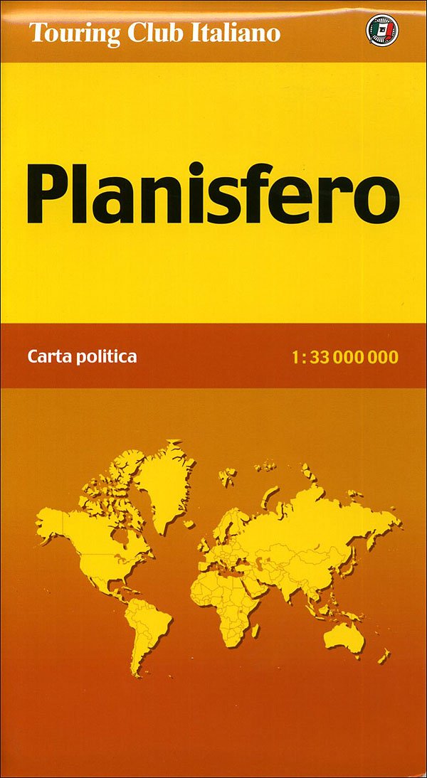 Planisfero. Carta politica 1:33.000.000 Geology & Geography