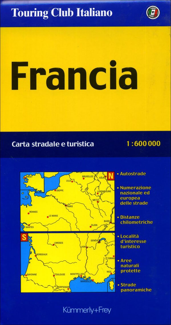 Francia 1:600.000 (Altre carte d'Europa) Leisure, Home & Garden