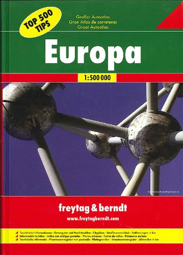 Europe Grand Road atlas 1:500.000 Leisure, Home & Garden