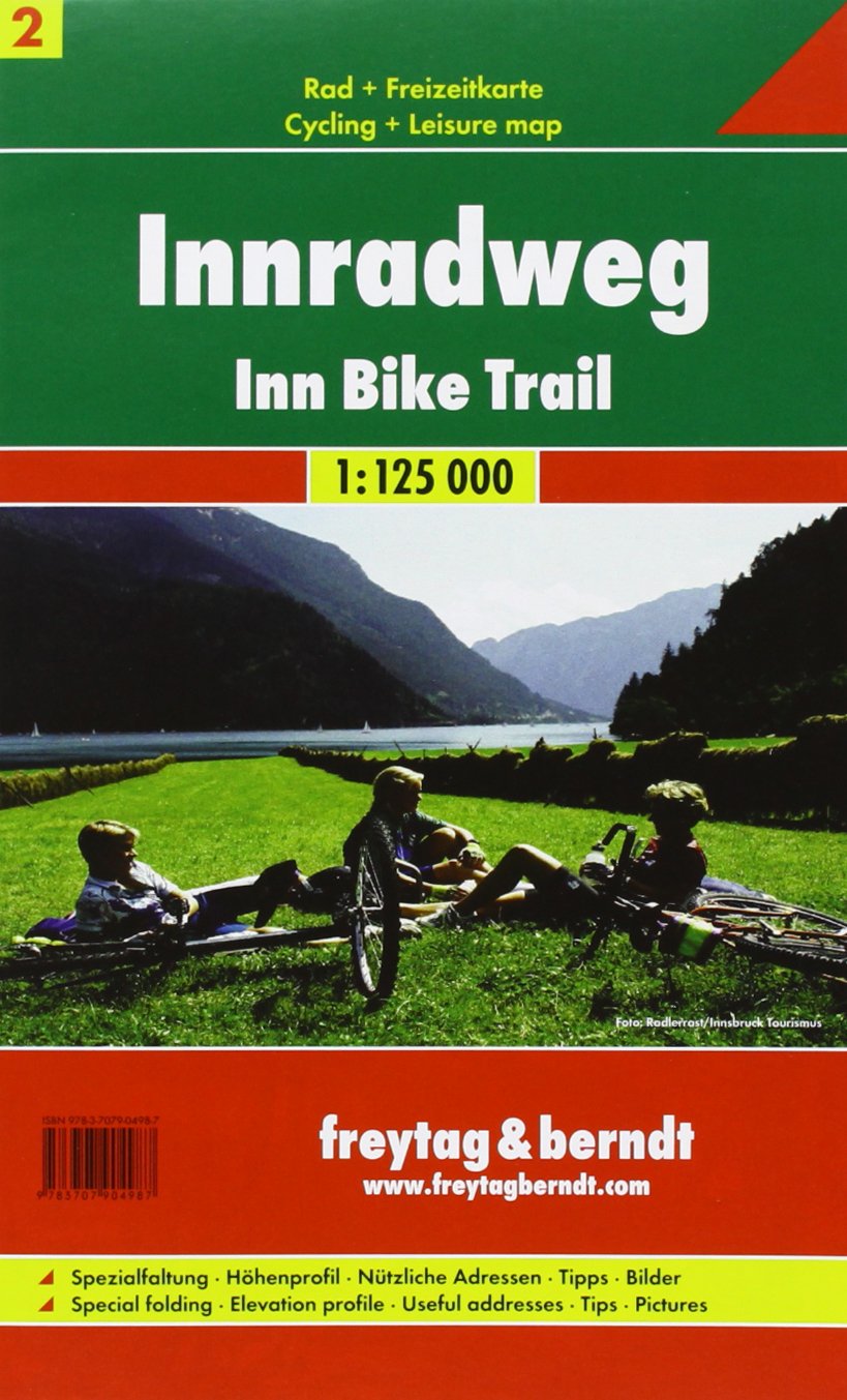 Innradweg. Inn Bike Trail 1:125.000. Rad Freizeitkarte-Cycling Leisure Map. Ediz. Inglese E Tedesca Leisure, Home & Garden