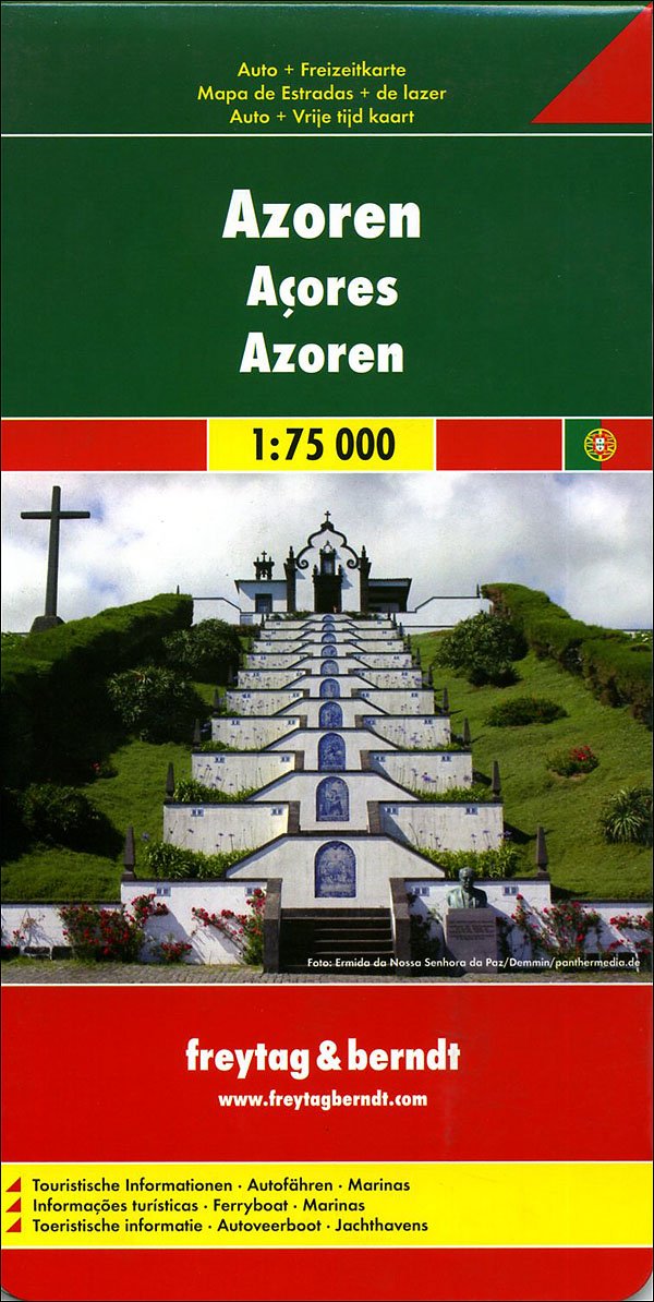 Azzorre 1:75.000. Carta stradale e turistica. Ediz. multilingue (Europa mappe stradali turistiche) Leisure, Home & Garden
