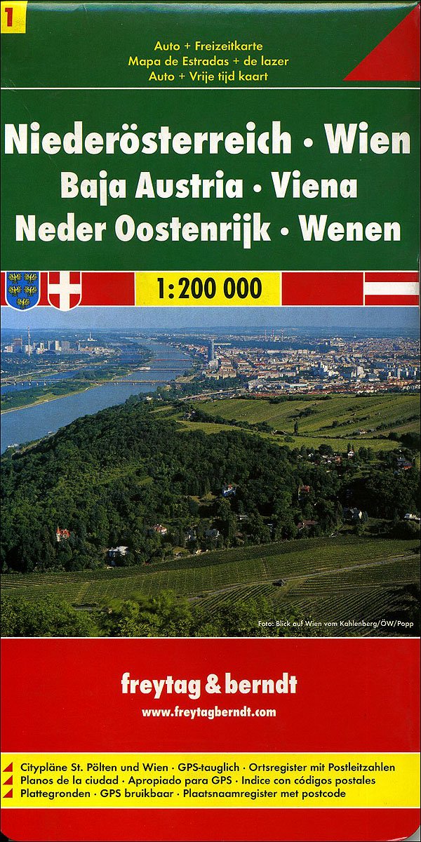 Bassa Austria, Vienna 1:200.000. Carta stradale e turistica. Ediz. multilingue (Europa mappe stradali turistiche) Leisure, Home & Garden