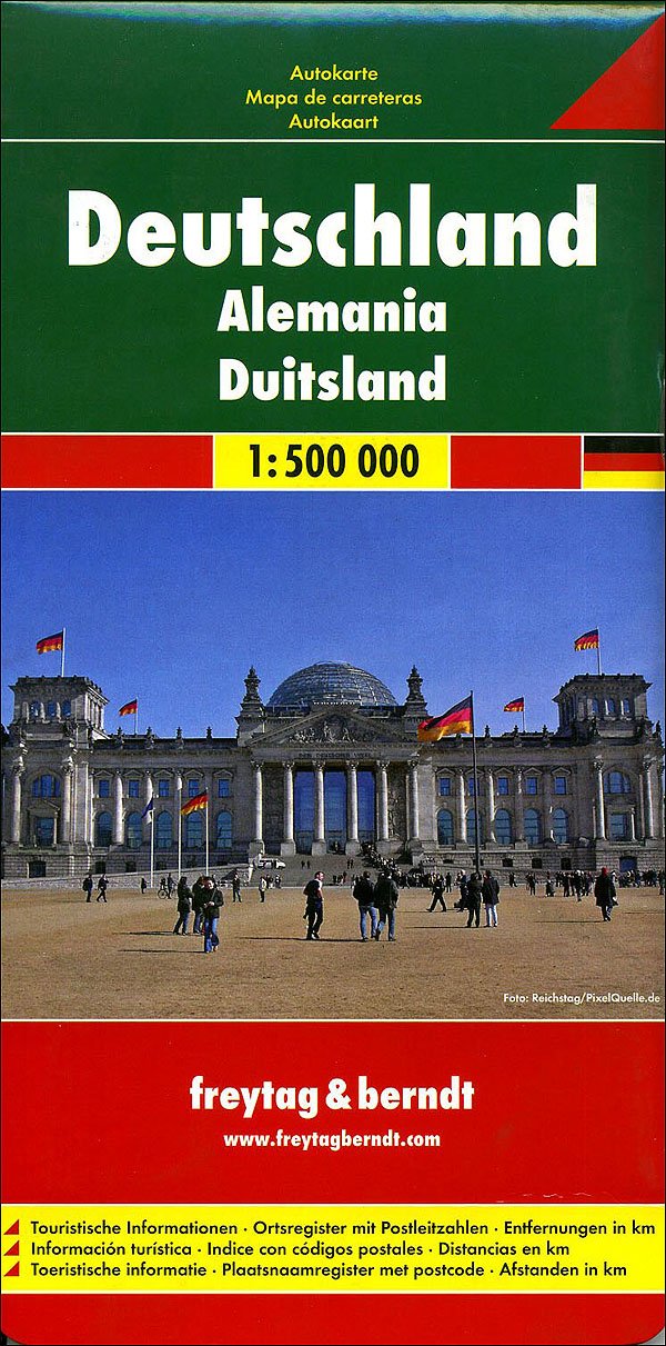 Germania 1:500.000. Carta stradale. Ediz. multilingue (Europa mappe stradali turistiche) Leisure, Home & Garden