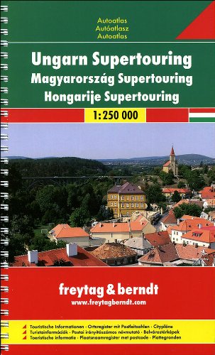 Ungheria Supertouring 1:250.000. Atlante stradale. Ediz. multilingue (Europa mappe stradali turistiche) Leisure, Home & Garden