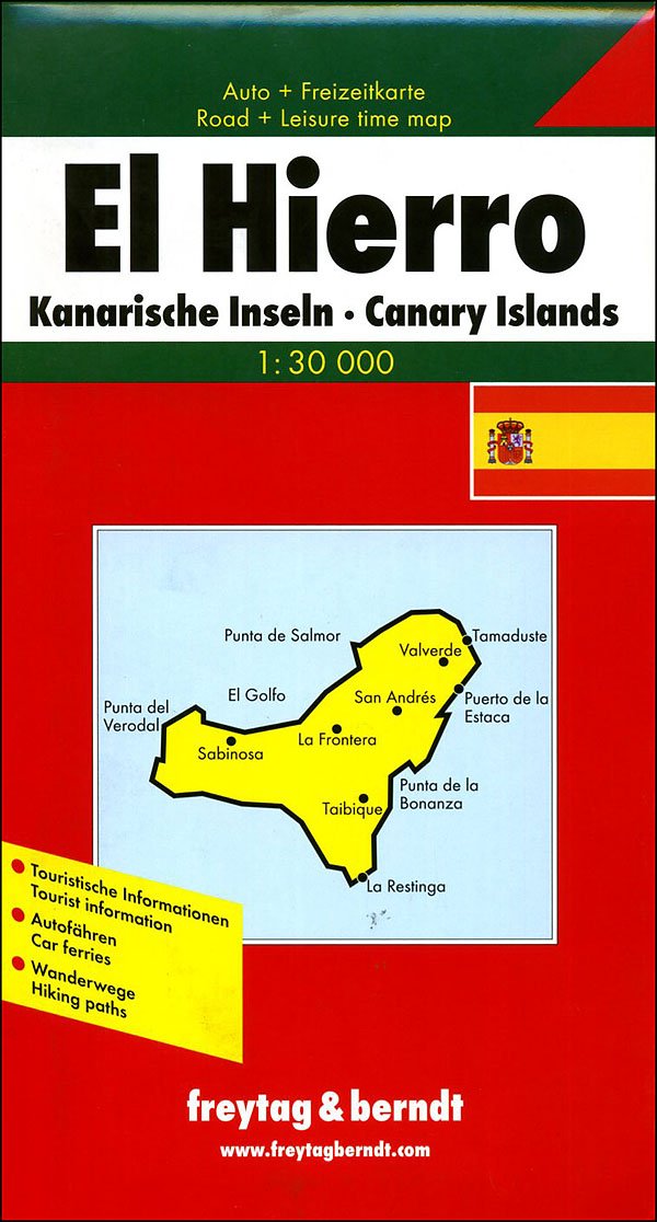 El Hierro: Isole Canarie 1:30.000. Carta stradale e turistica. Ediz. multilingue (Europa mappe stradali turistiche) Leisure, Home & Garden