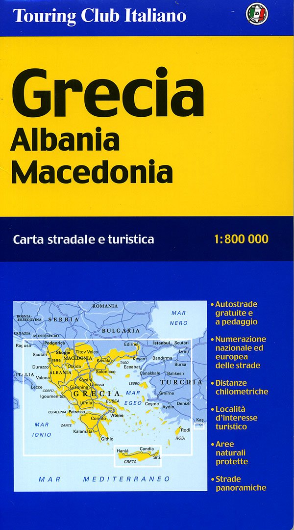 Grecia Albania Macedonia 1:800.000 (Carte stradali d'Europa) Leisure, Home & Garden