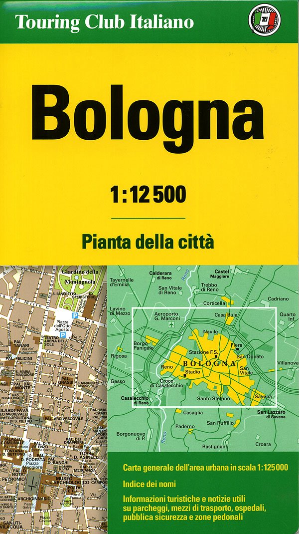 Bologna. Bologne. Bolognia: Pianta Della Citta (Carte e piante di città) Leisure, Home & Garden