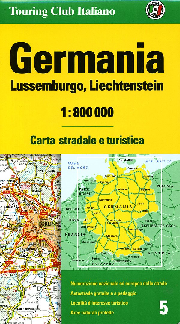 Germania 1:800.000 (Carte stradali d'Europa) Leisure, Home & Garden
