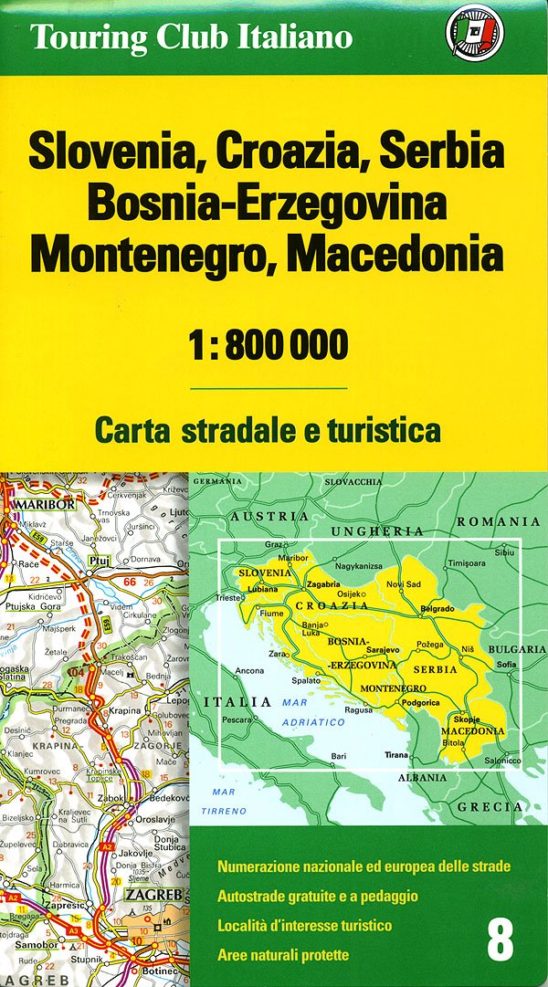 Slovenia 1:800.000 (Carte stradali d'Europa) Leisure, Home & Garden